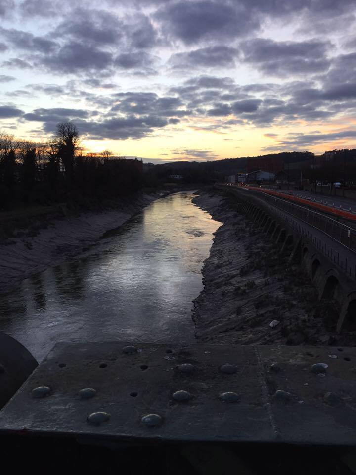 Avon River near Clifton, Bristol, UK 2016.