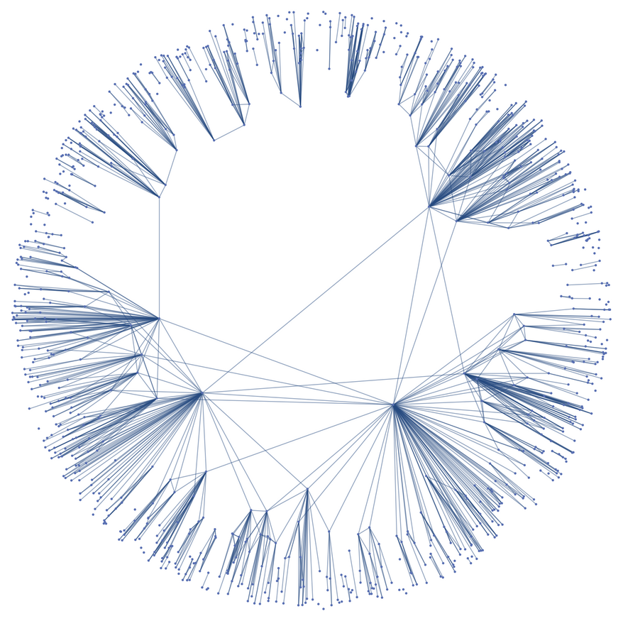 Hyperbolic random geometric graph (native model)